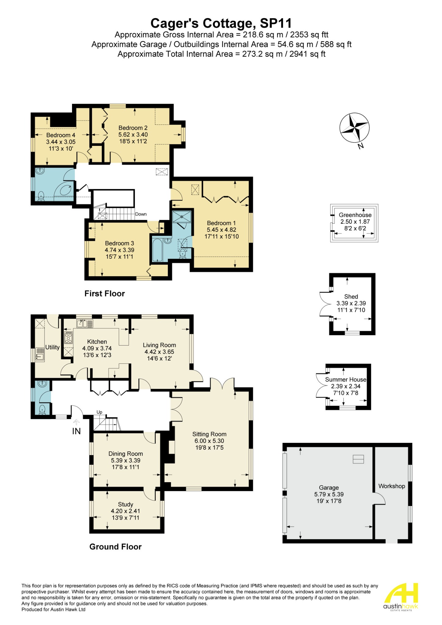 Cager's Cottage, 5 Wildhern, Andover floorplan