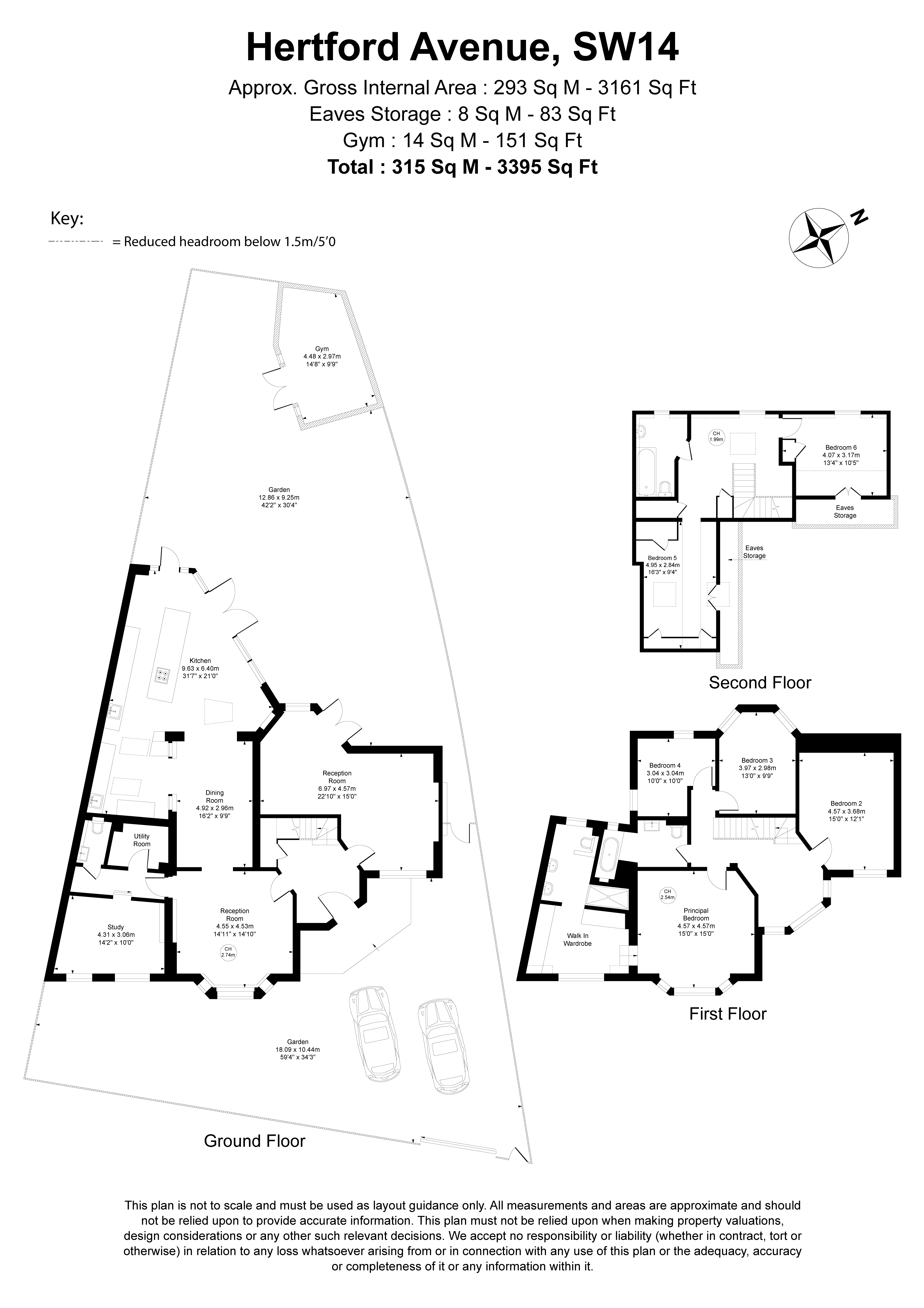 24, Hertford Avenue, East Sheen floorplan