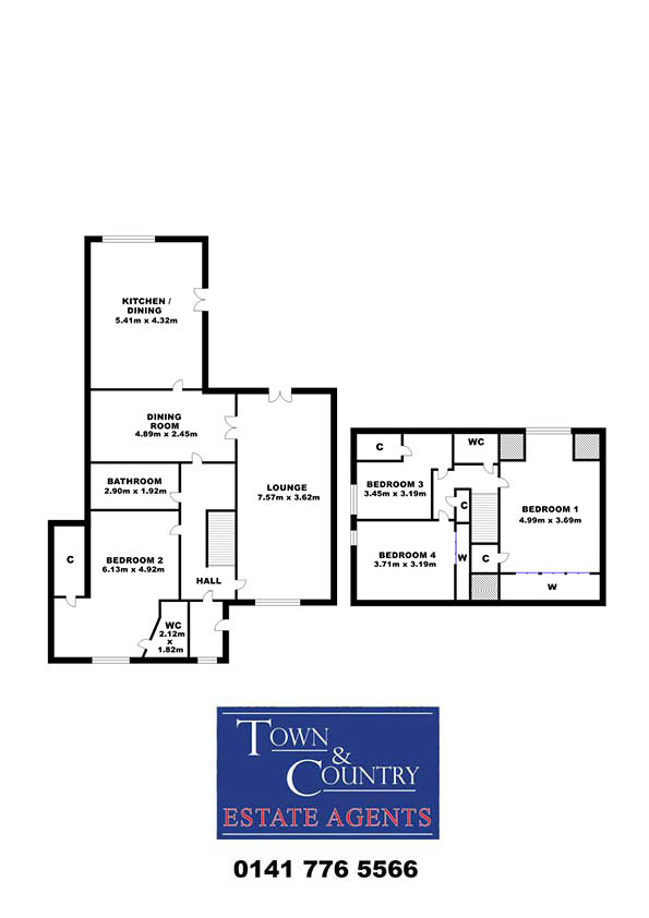 7, Cromarty Avenue, Glasgow floorplan