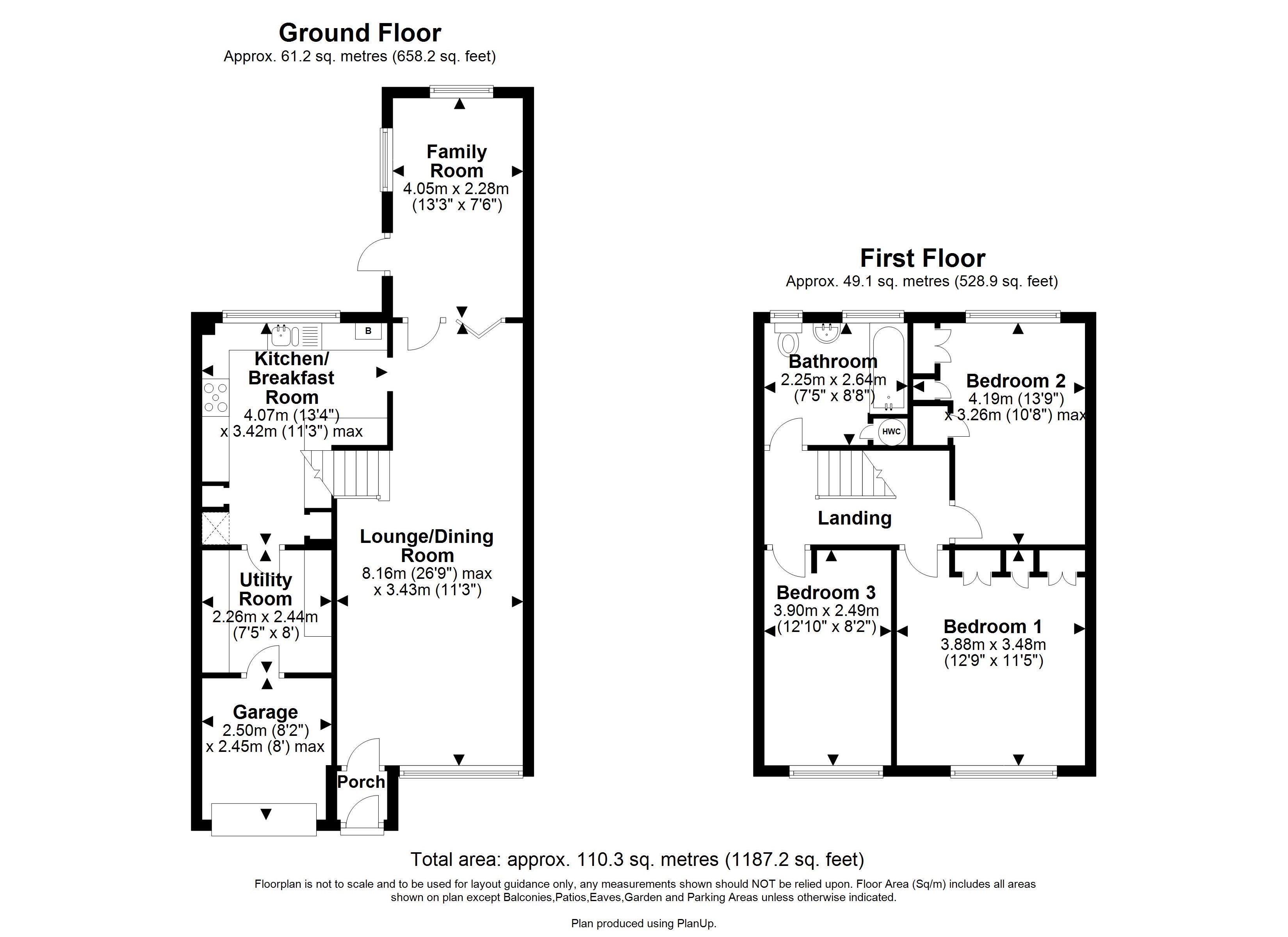 3, Lea Walk, Harpenden floorplan