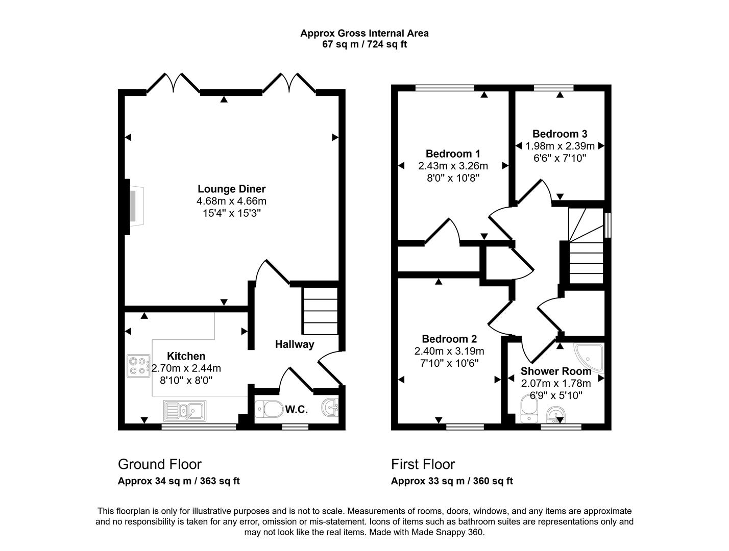 Honeyborough Grove, Milford Haven floorplan