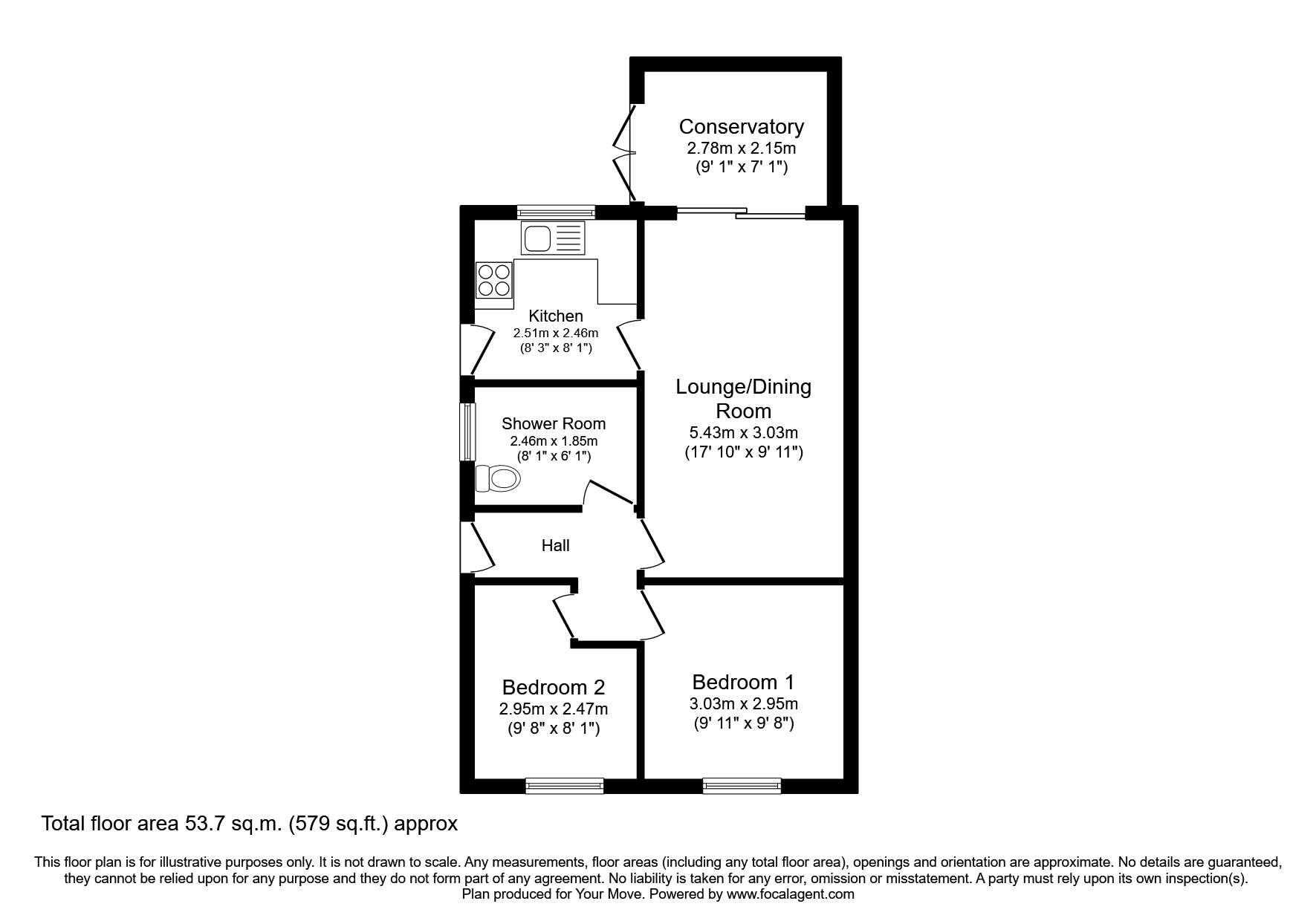 Woodhouse Road, Narborough, Leicester, Leicestershire LE19, 2 bedroom