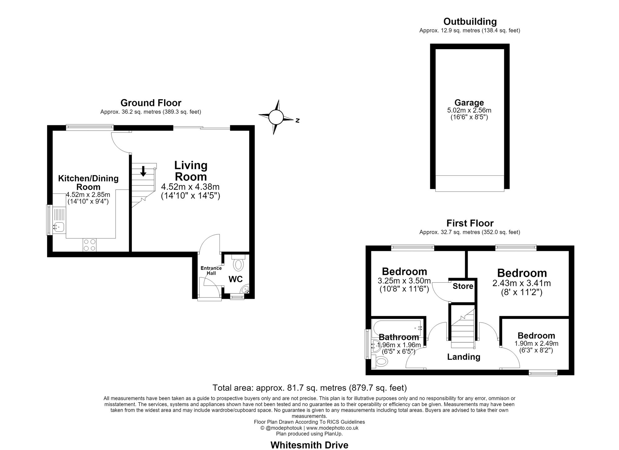 39 Whitesmith Drive, Billericay floorplan