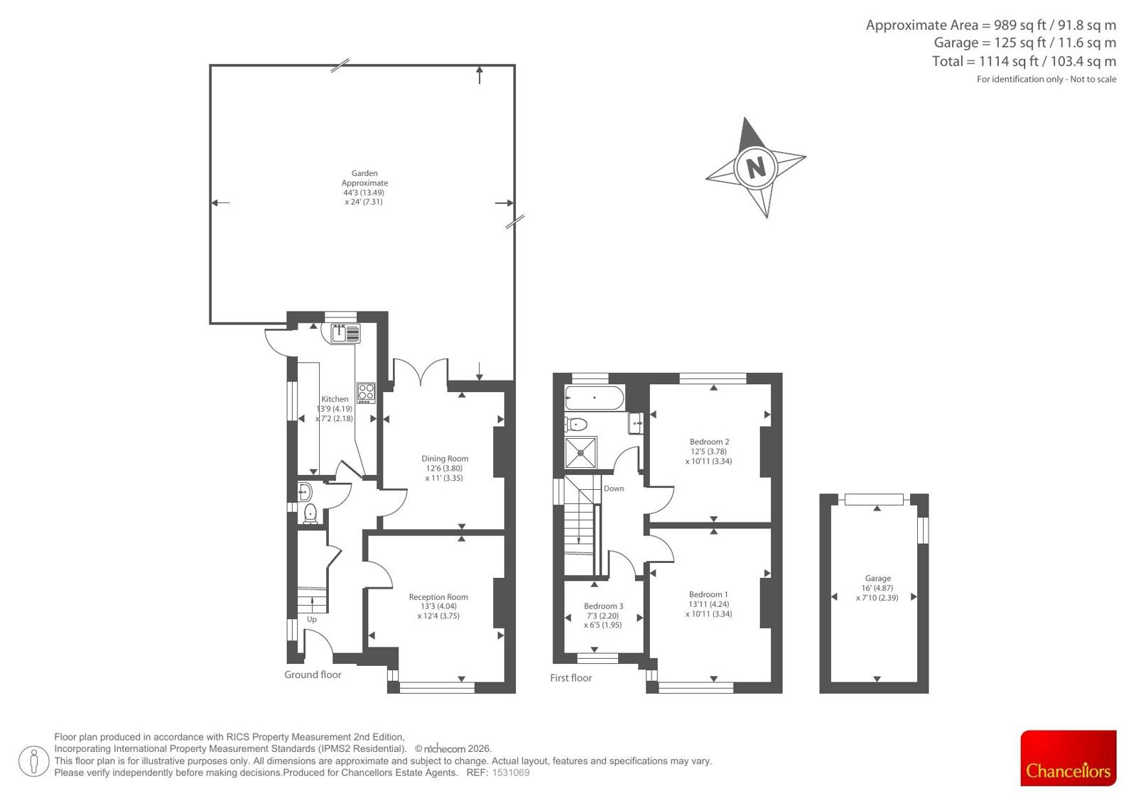 187, London Road, Buckinghamshire floorplan
