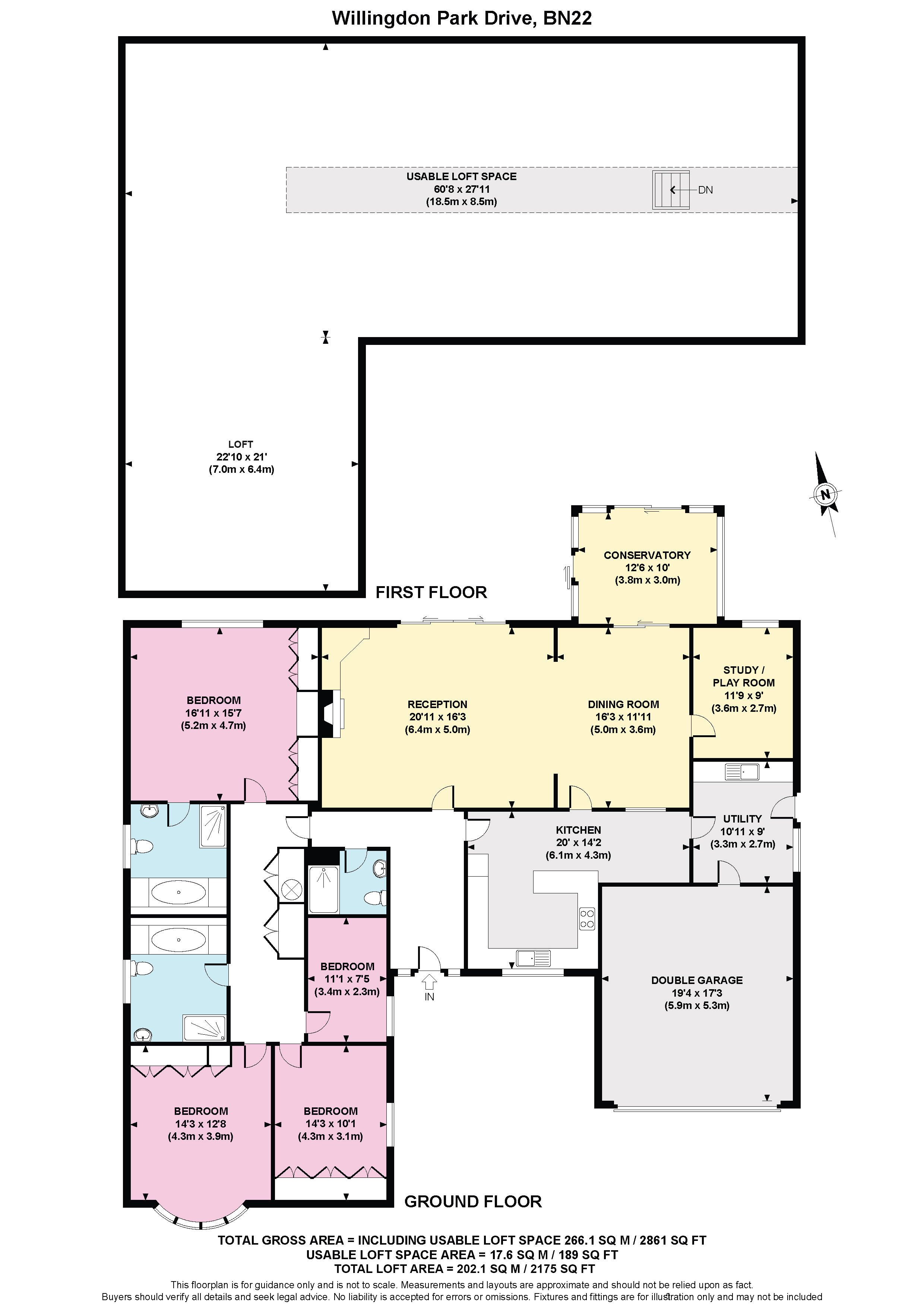 146, Willingdon Park Drive, East Sussex floorplan