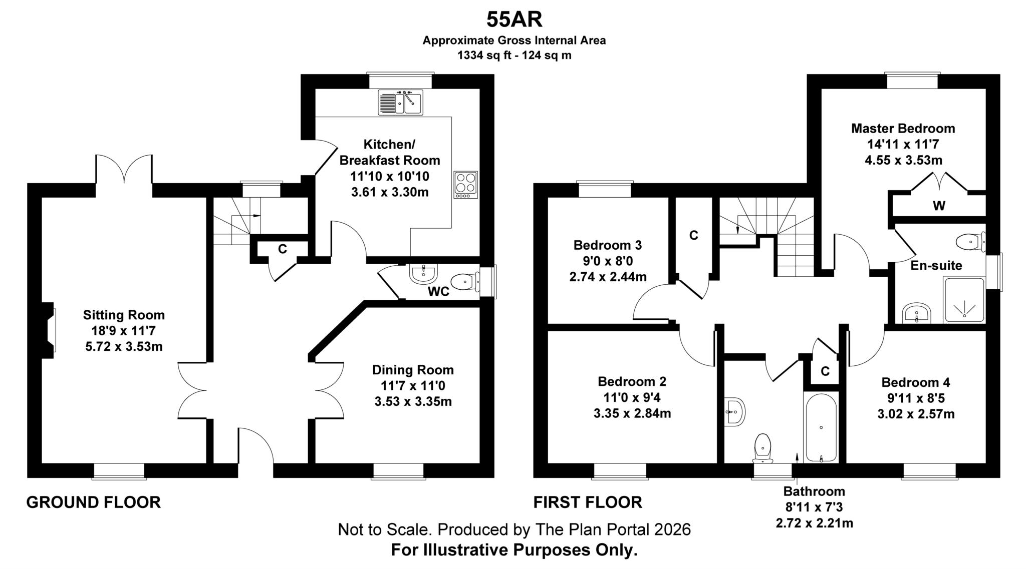 55, Alner Road, Blandford Forum floorplan