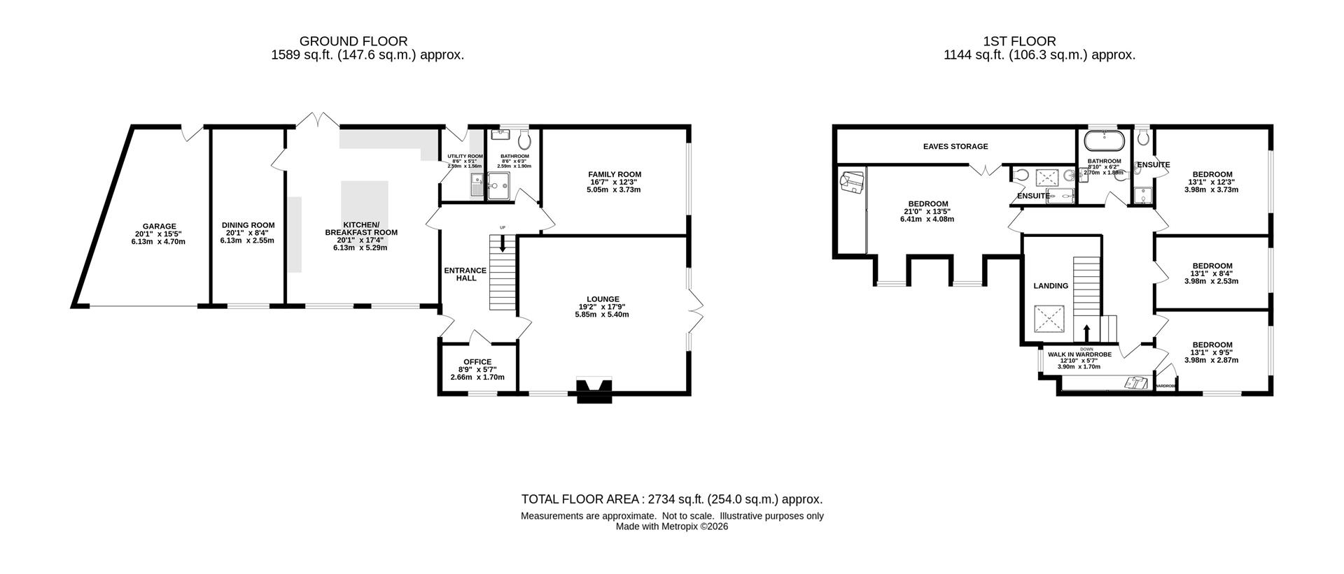 Park Cottage, Thorndon Approach, Brentwood floorplan