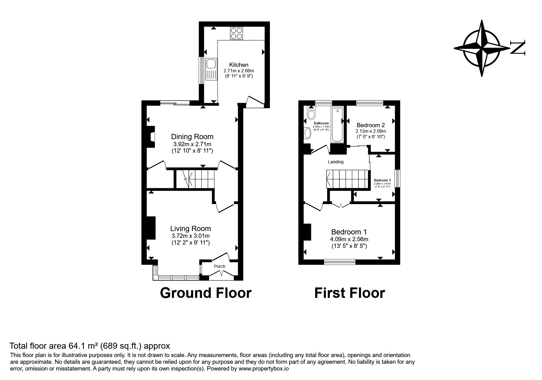 29, Grange Crescent, Keighley floorplan
