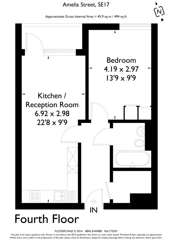 1 Bedrooms Flat to rent in Printworks, London SE17