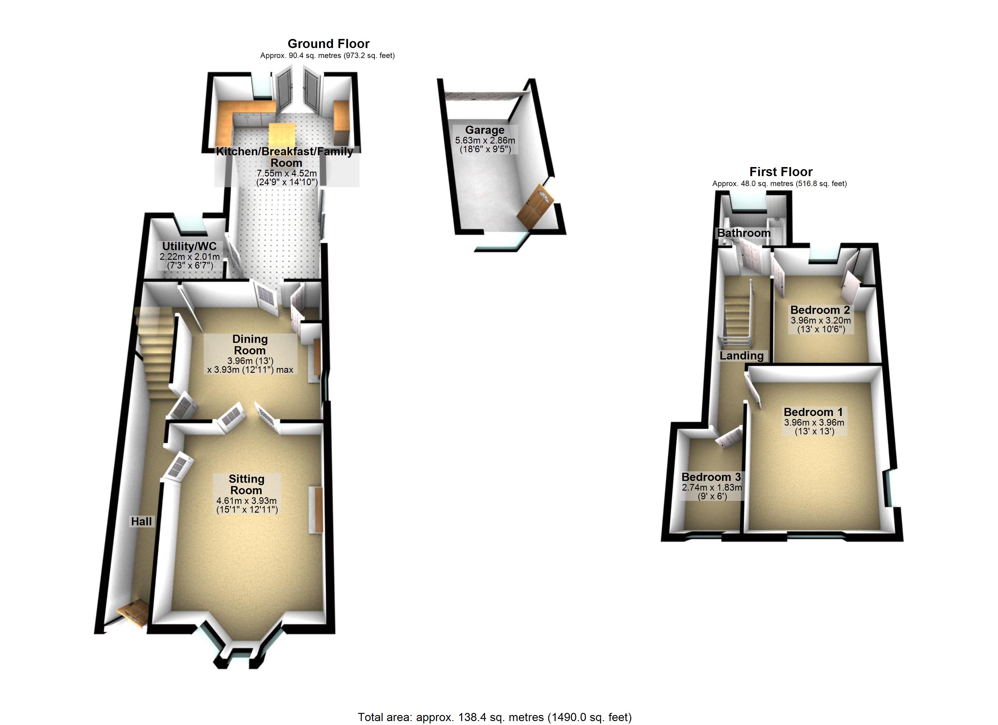 2 Fairfield Villas,, Fairfield Road, Southwold floorplan