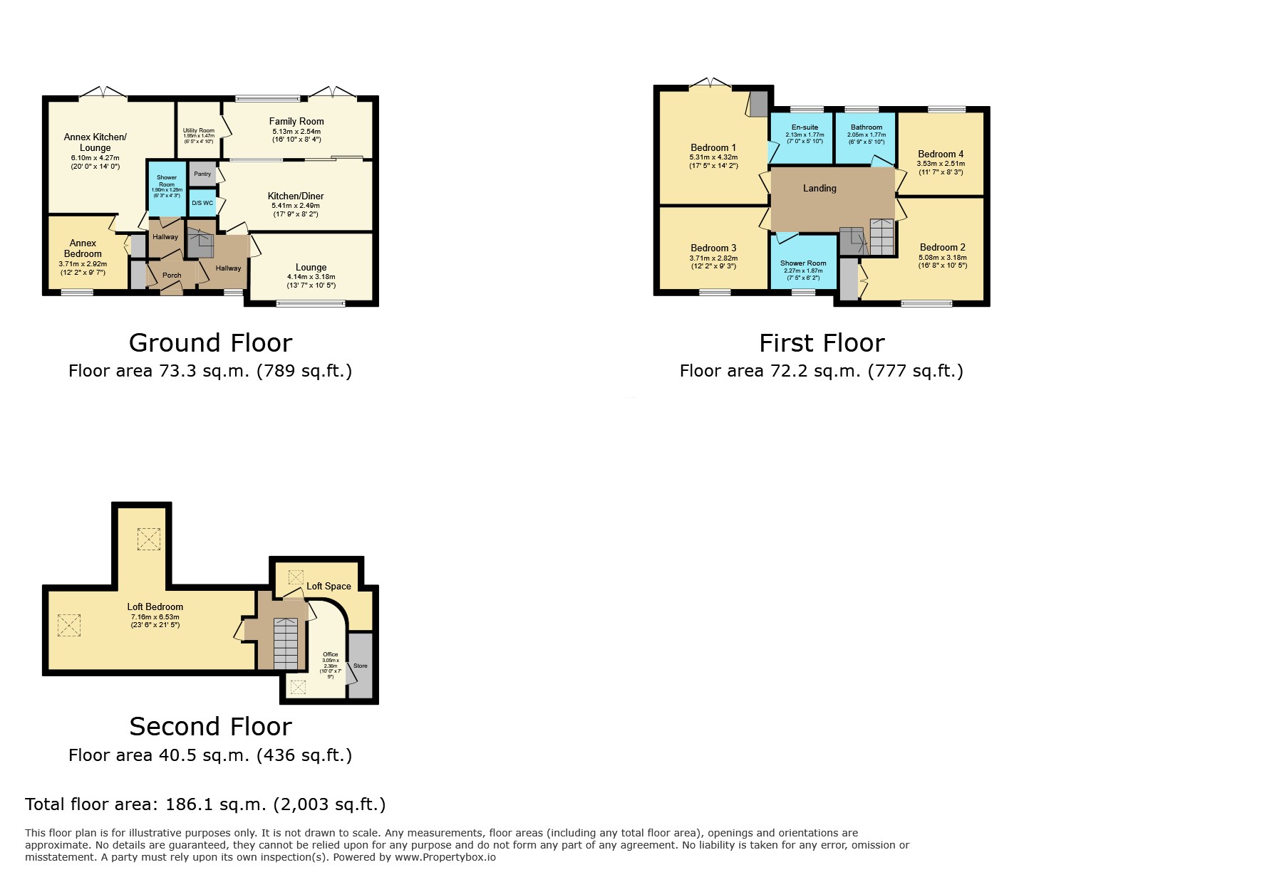 13 Peters Drive, Leicester floorplan