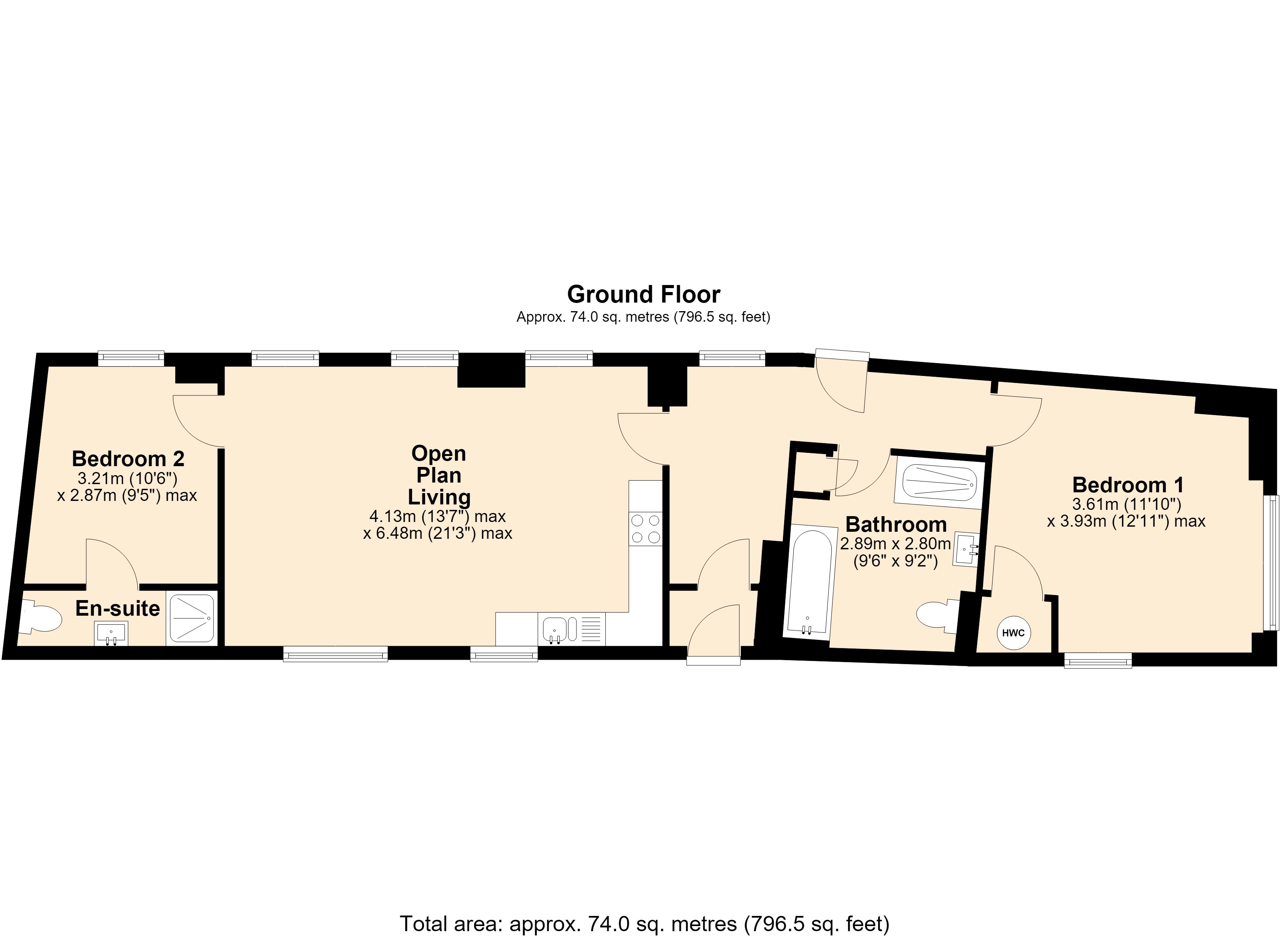 14, The Tabernacle, Trowbridge floorplan