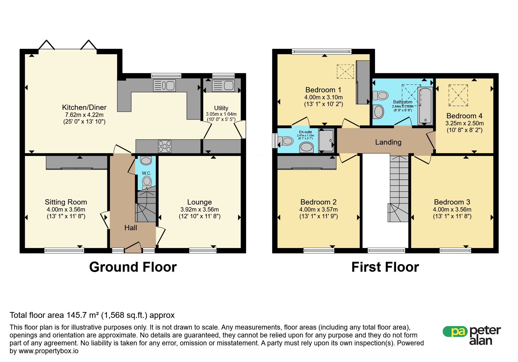 4, Harrap Park, Merthyr Tydfil floorplan