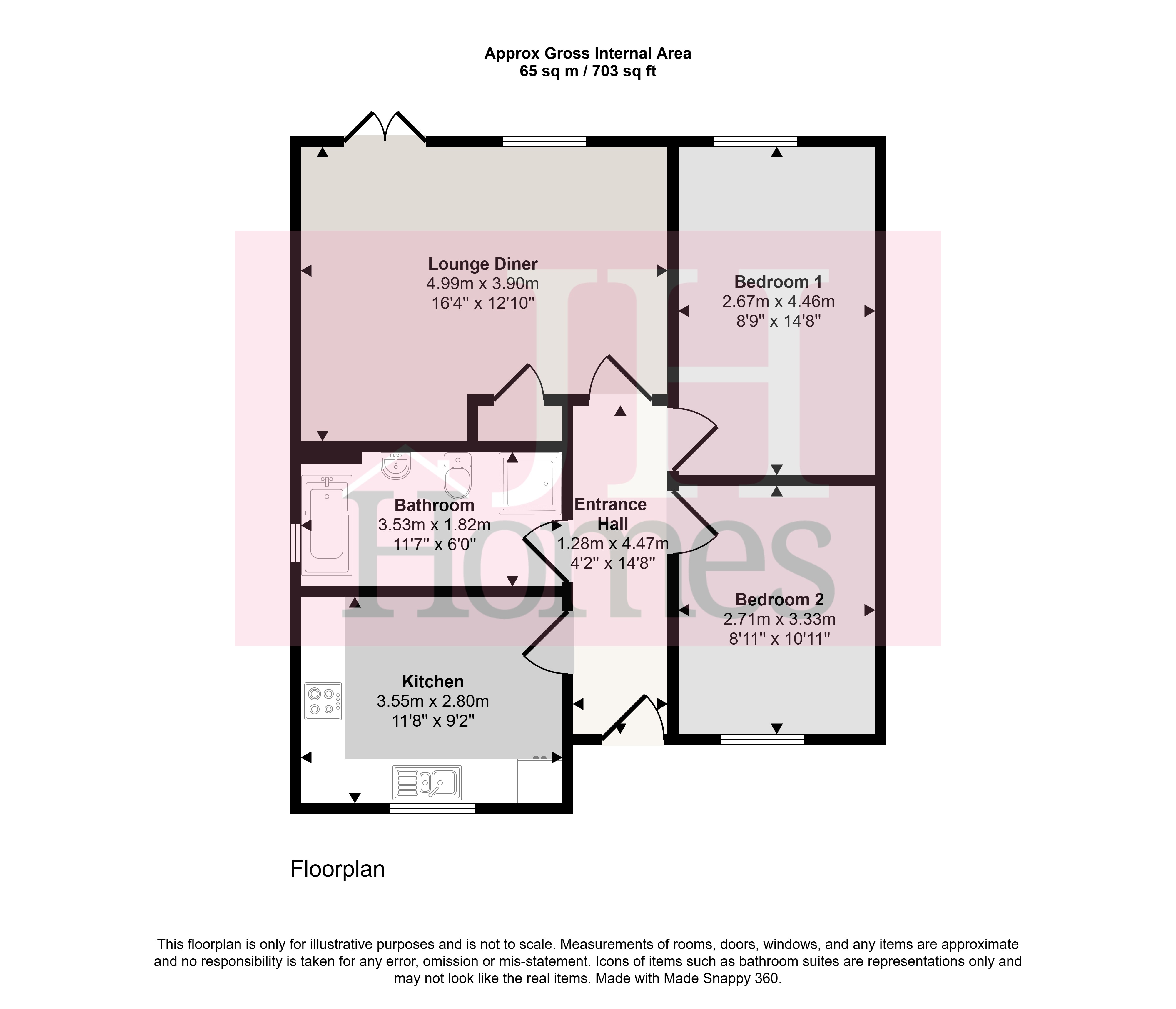 71, Sir John Barrow Way, Ulverston floorplan