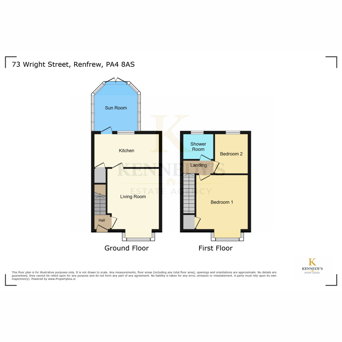 73, Wright Street, Renfrew floorplan