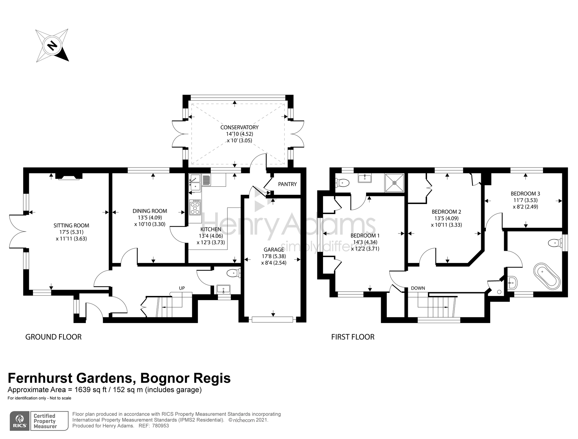 Tudor Lodge, 1 Fernhurst Gardens, Aldwick, Bognor Regis, West Sussex
