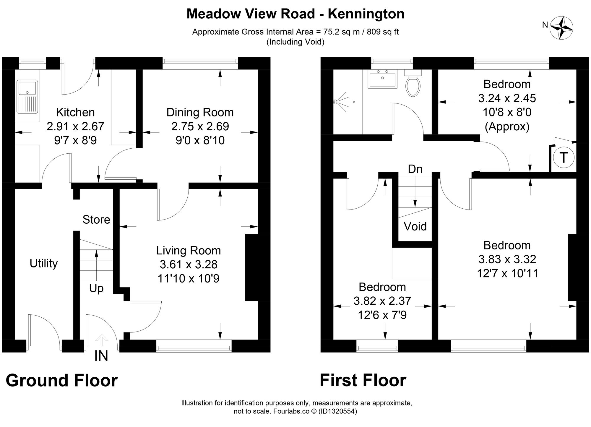 63 Meadow View Road, Oxford floorplan