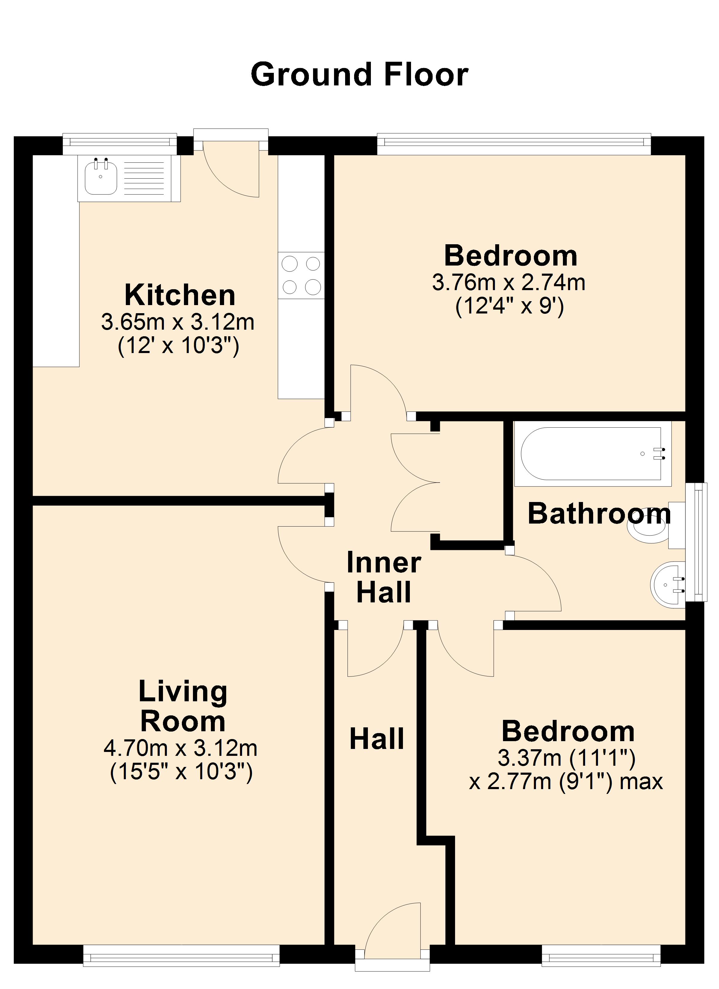 2 bed end terrace house for sale in Summer Lane North, Worle BS22