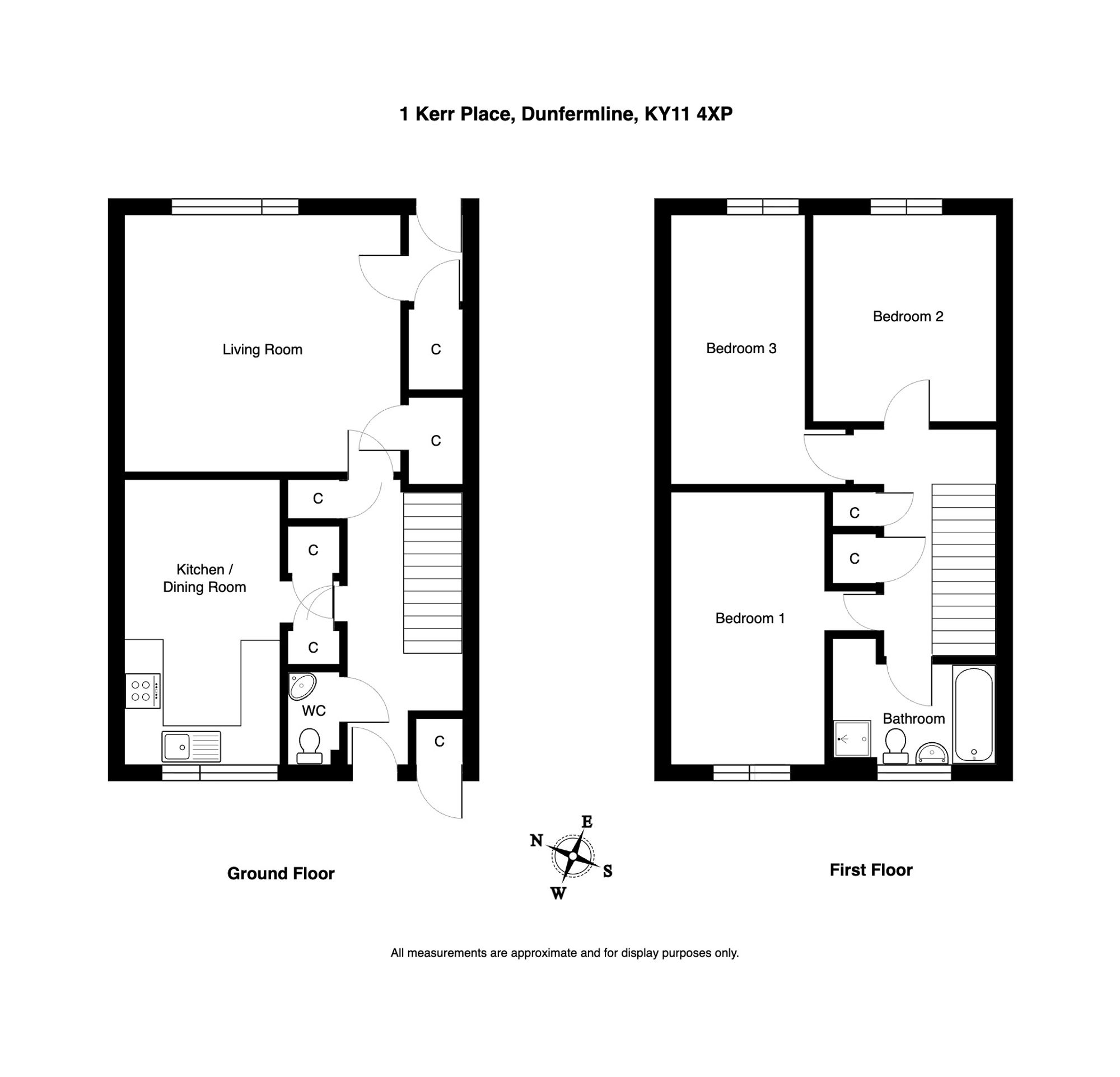 1 Kerr Place, Dunfermline floorplan