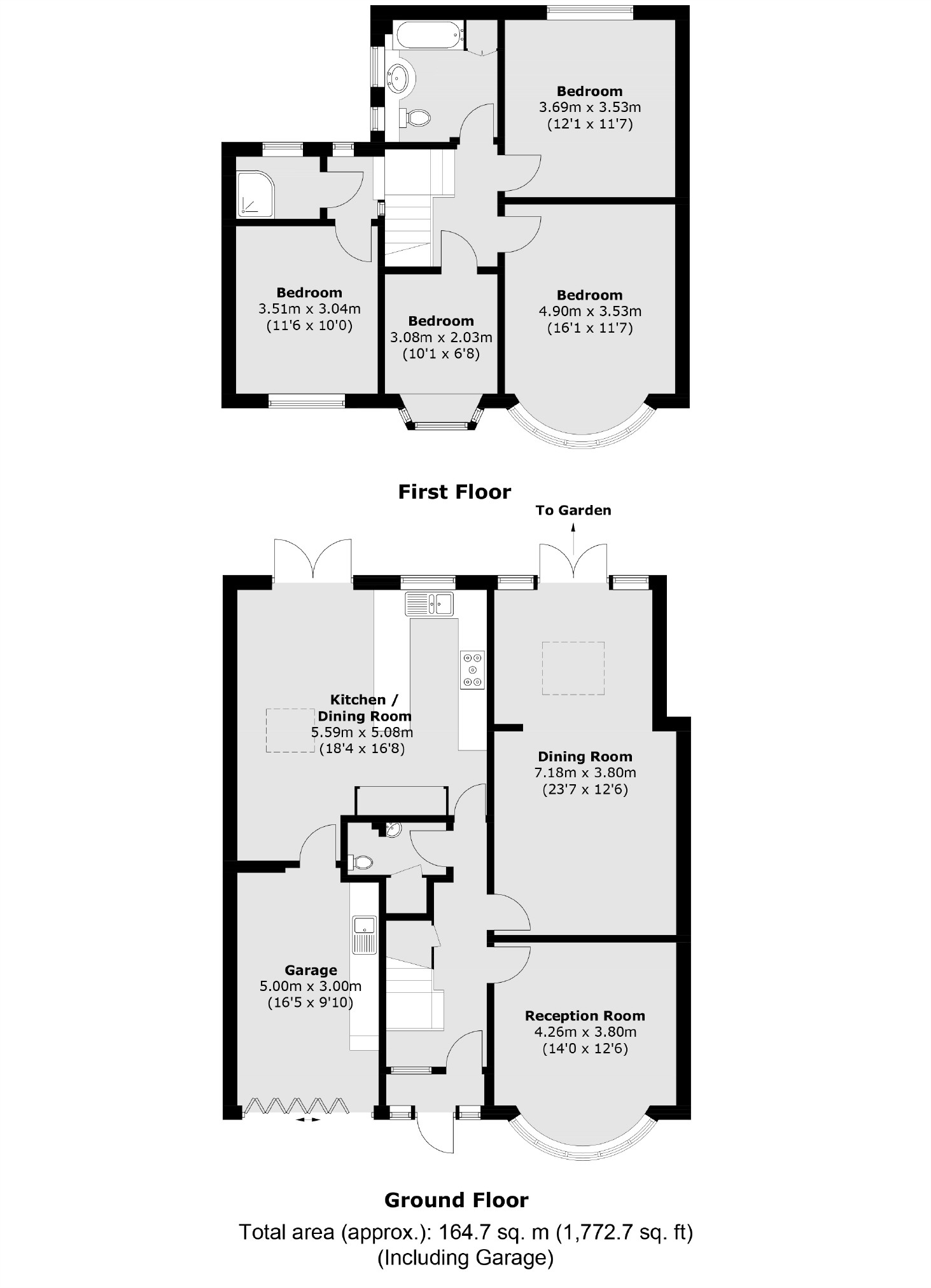 Queens Drive, Berrylands, Surbiton KT5, 4 bedroom semidetached house