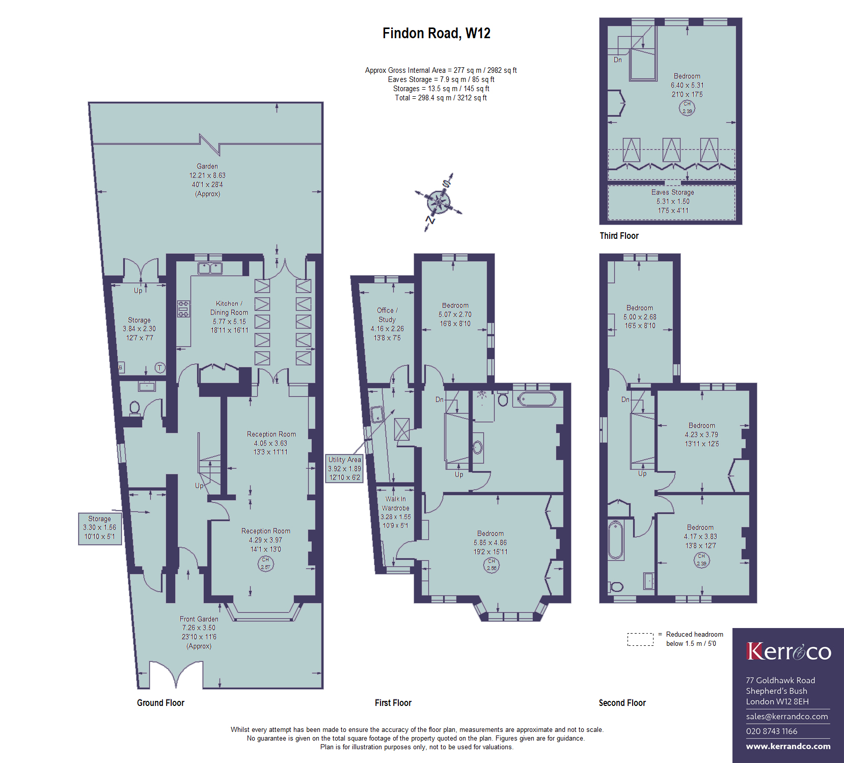 1, Findon Road, Shepherd's Bush W12 floorplan