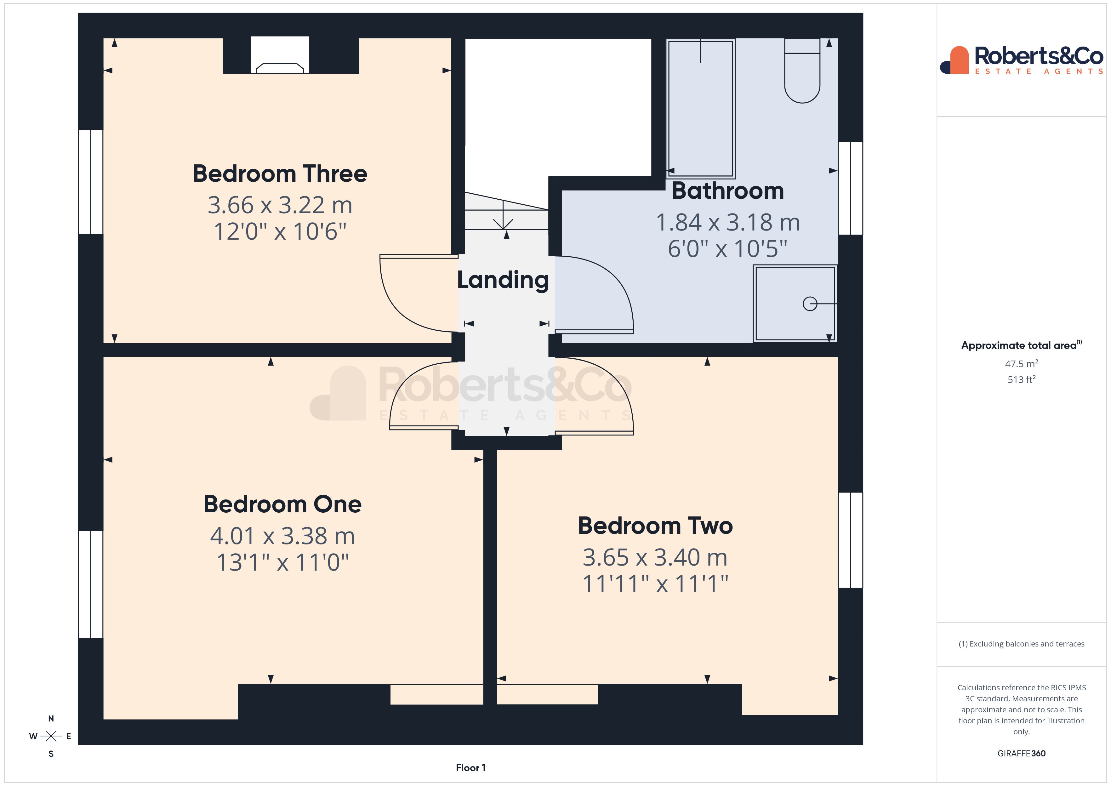 5, West View, Longton floorplan