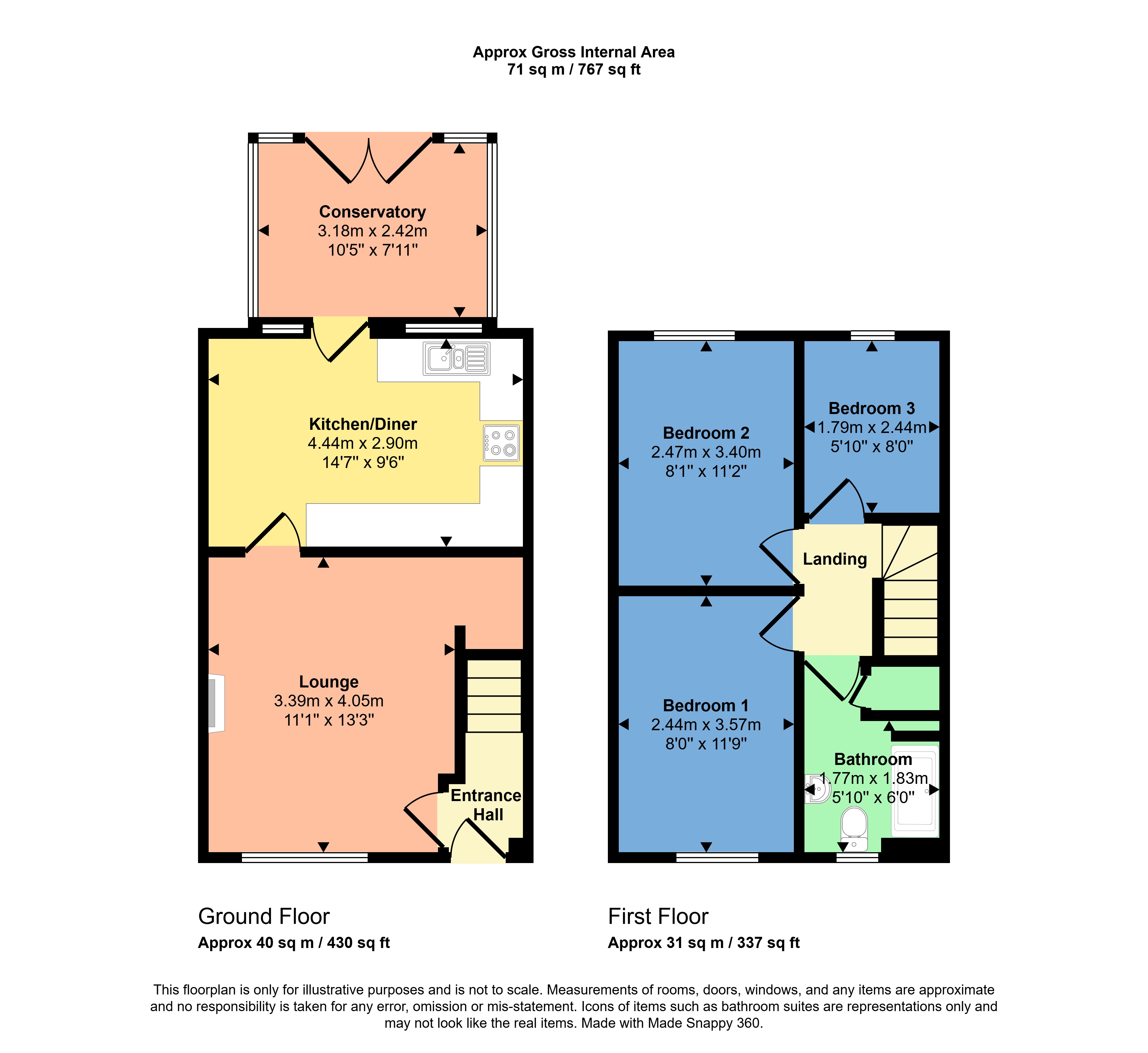 2, Meadow View, Devon floorplan