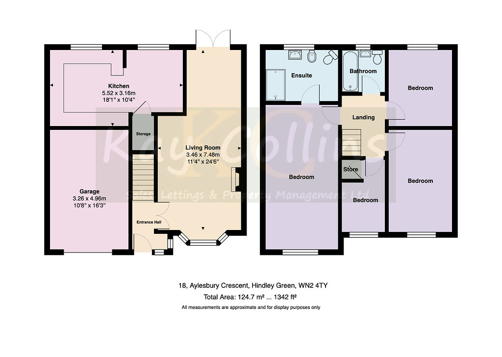 18, Aylesbury Crescent, Hindley Green floorplan