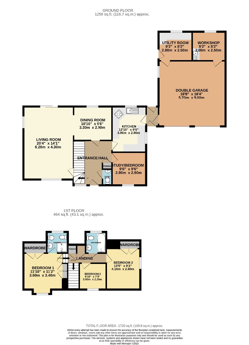 The Gables, Black Torrington floorplan