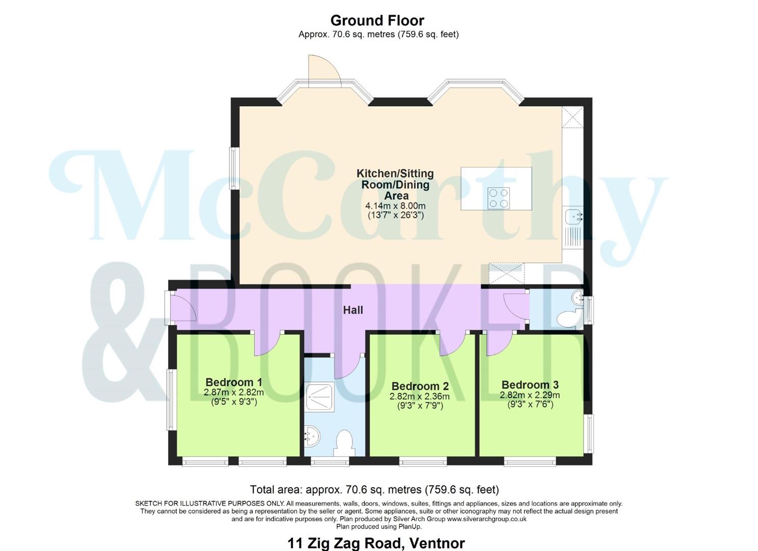 11, Zig Zag Road, Ventnor floorplan