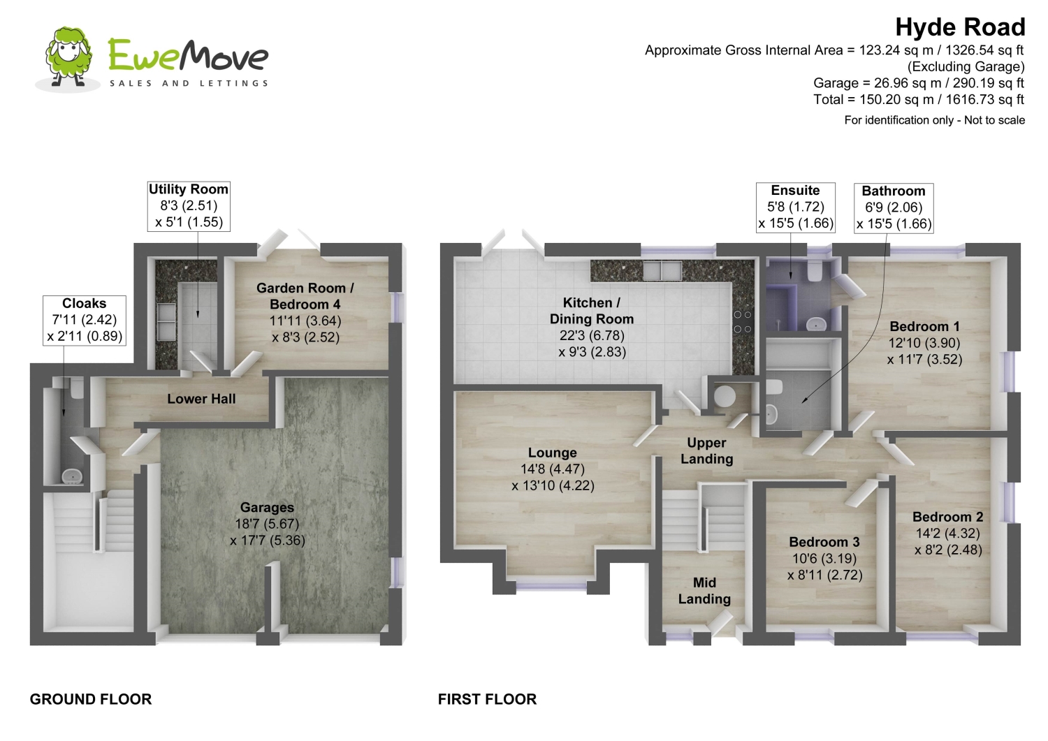 25, HYDE ROAD, SWINDON floorplan