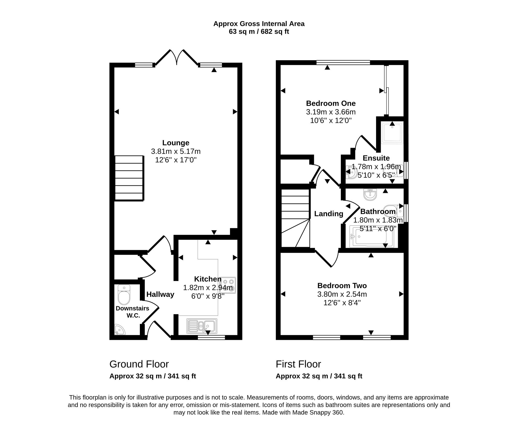 84 Abbottsmoor, Port Talbot floorplan