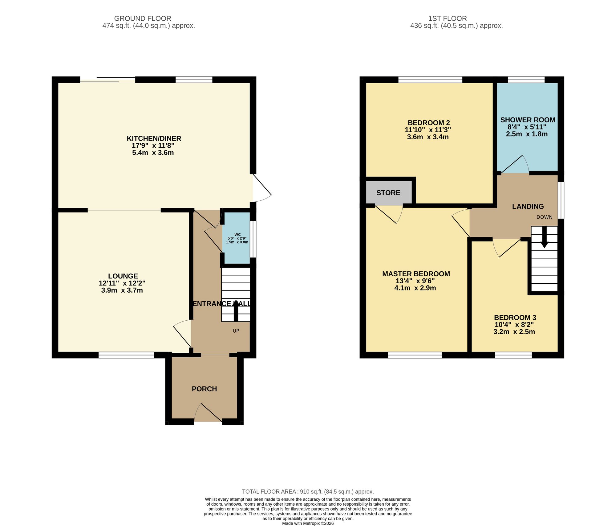 2 Trelys Close Victoria Road, Blackwood floorplan