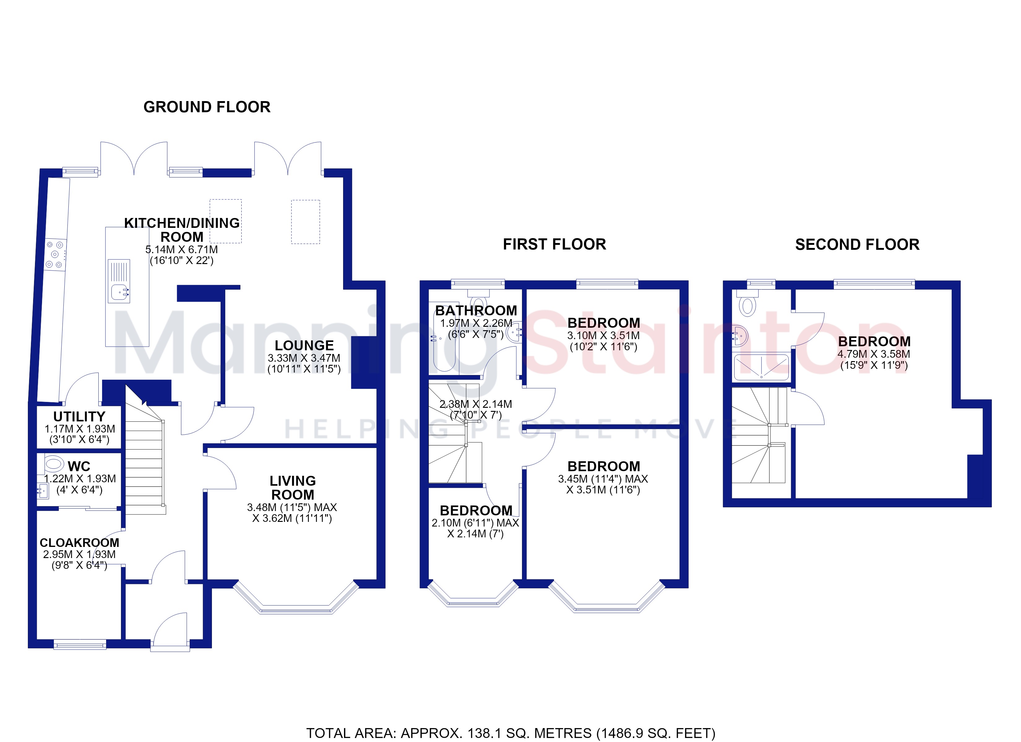 54, Gledhow Park Grove, Leeds floorplan