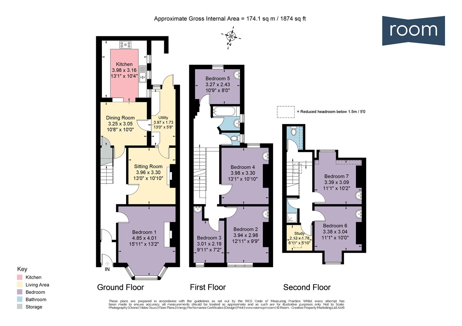 99, Wells Road, Bath floorplan