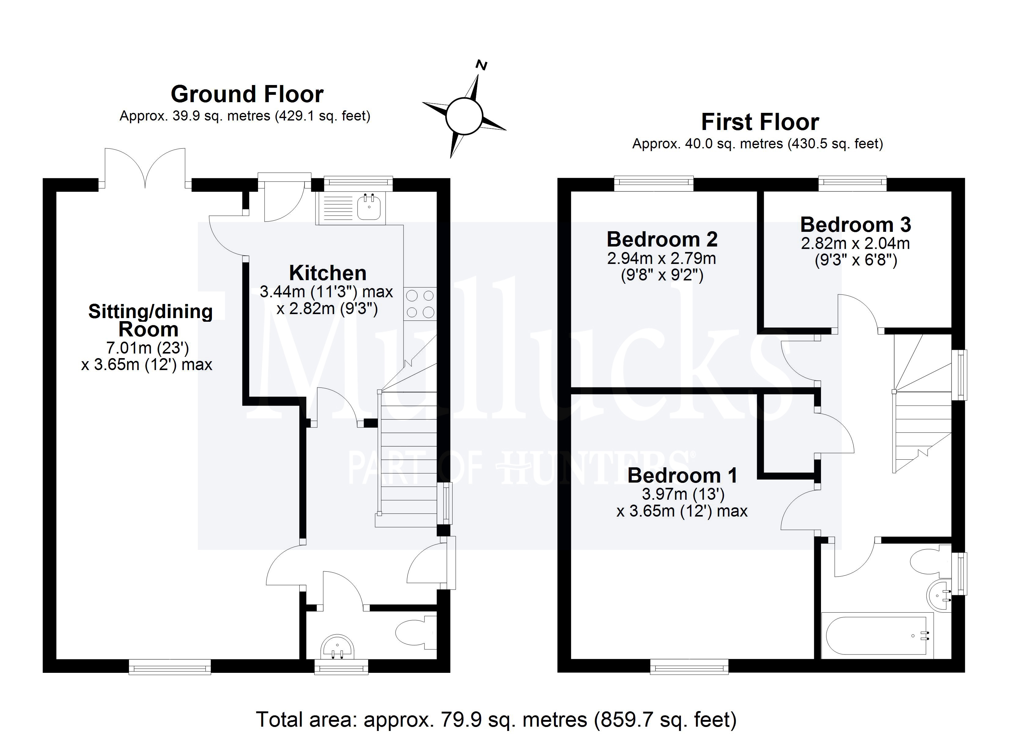 3 Bedrooms Semi-detached house for sale in Woodhall Grove, Bishop's Stortford, Hertfordshire CM23