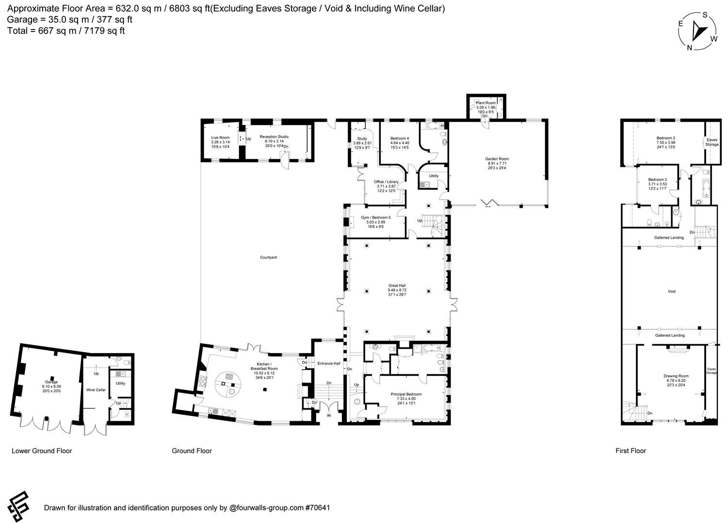 The Grange, Petersfield floorplan