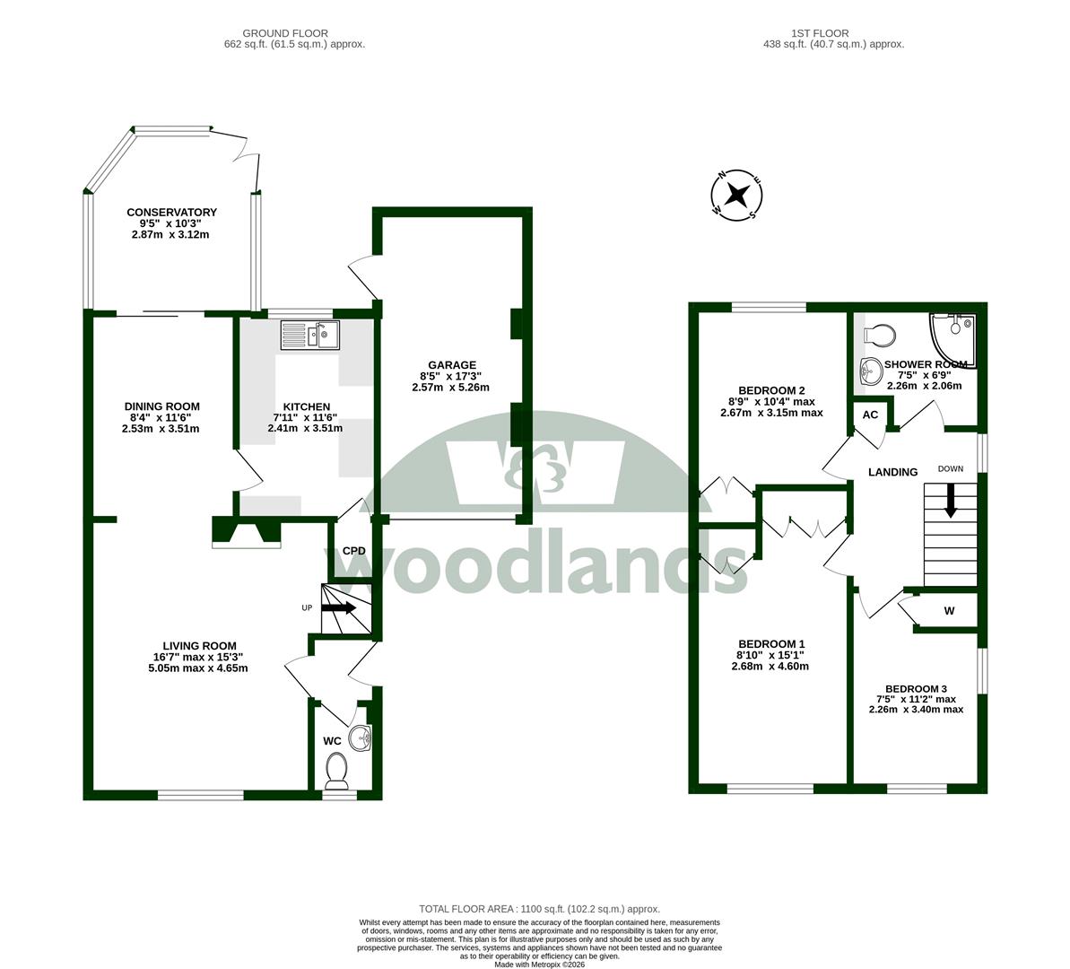 9, Chesworth Gardens, Horsham floorplan