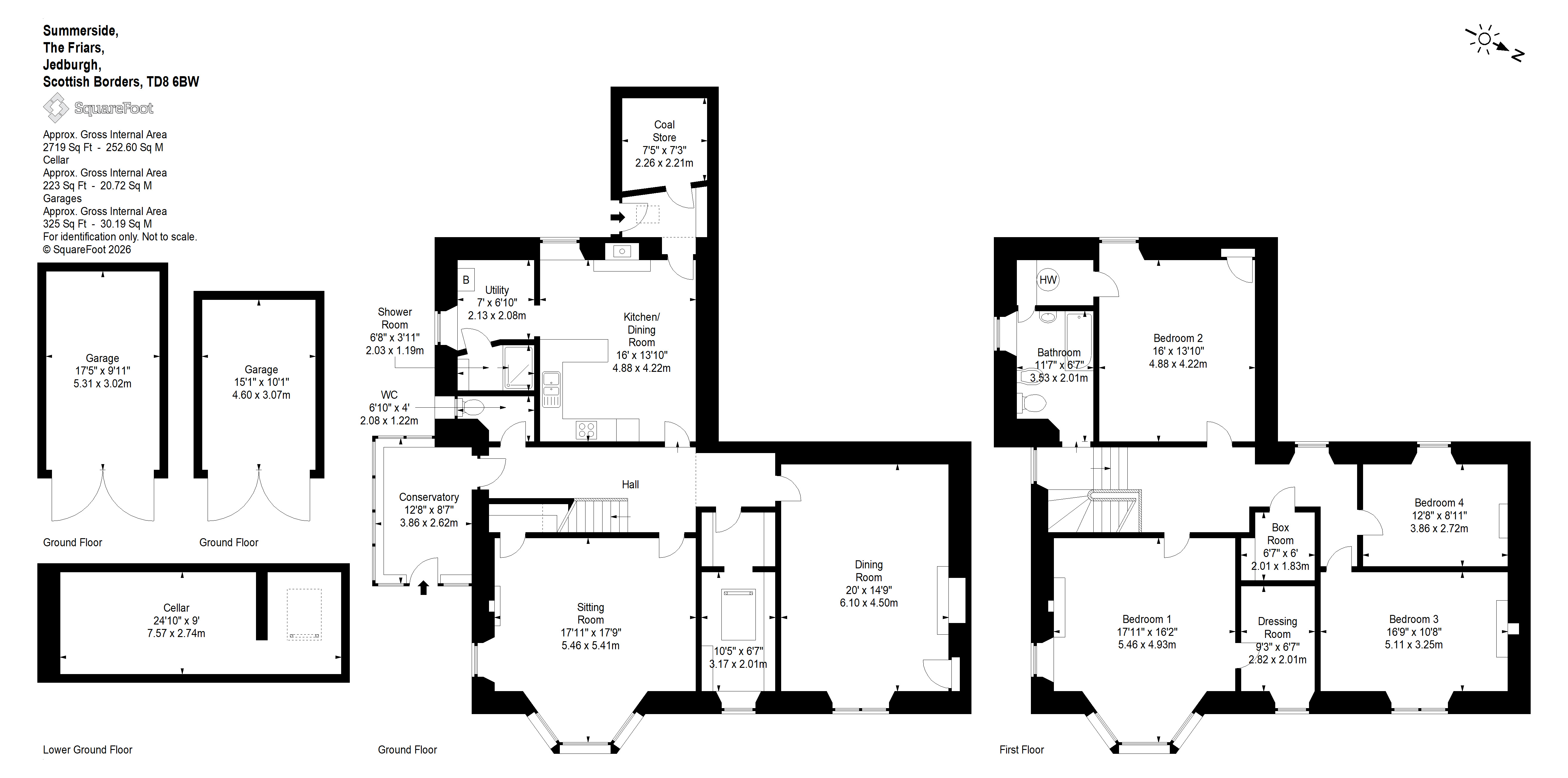 Friars, Jedburgh Scottish Borders floorplan