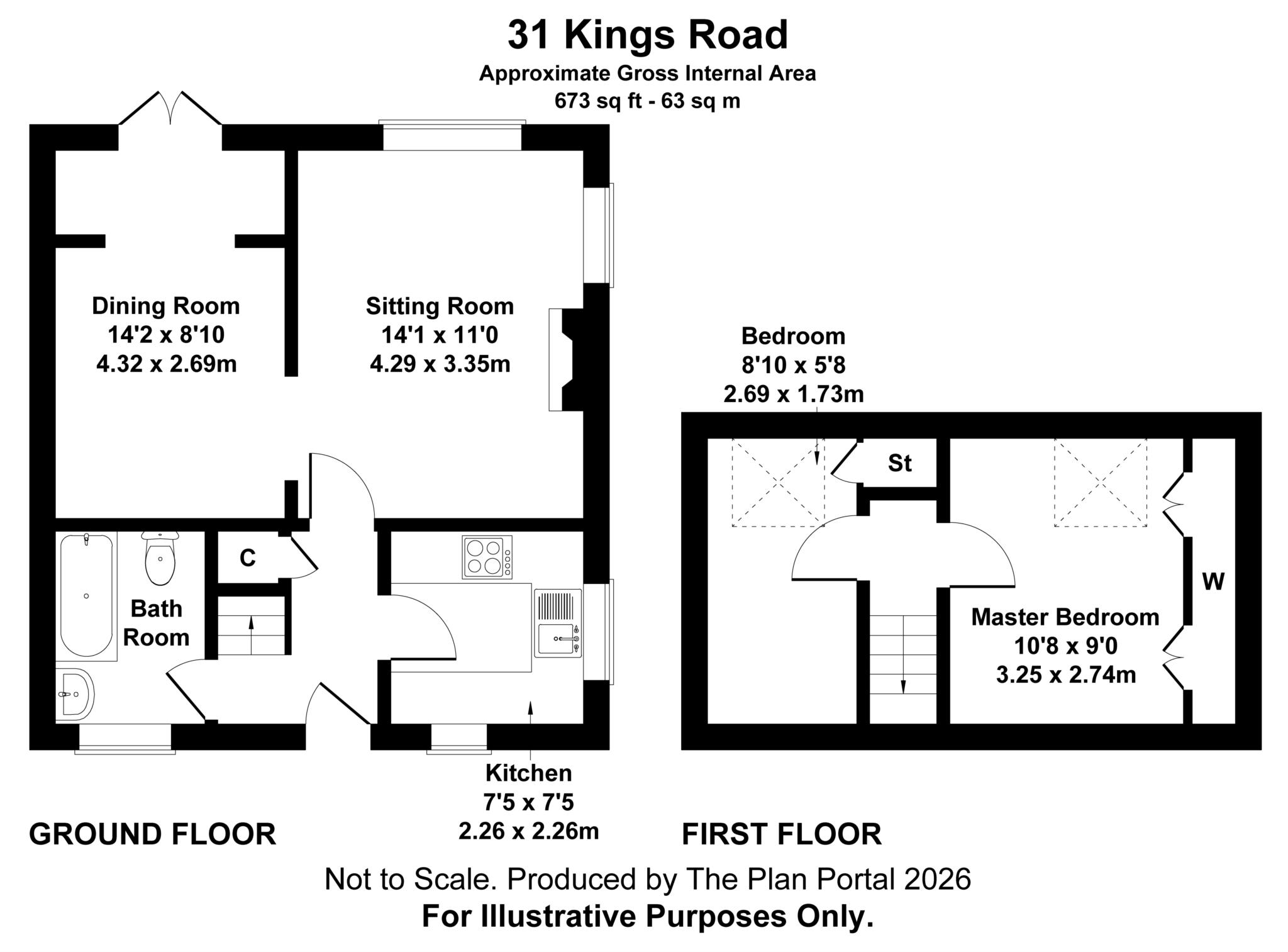 31, Kings Road, Blandford Forum floorplan