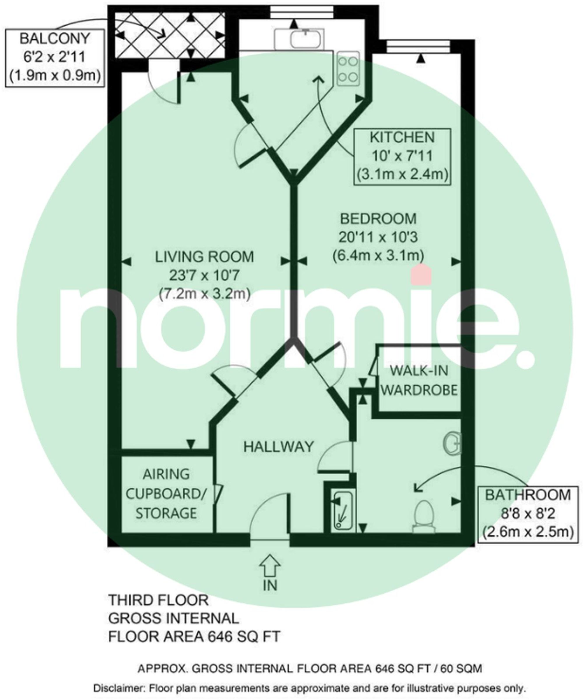 Apt 44, Broadfield Court Park View Road, Manchester floorplan