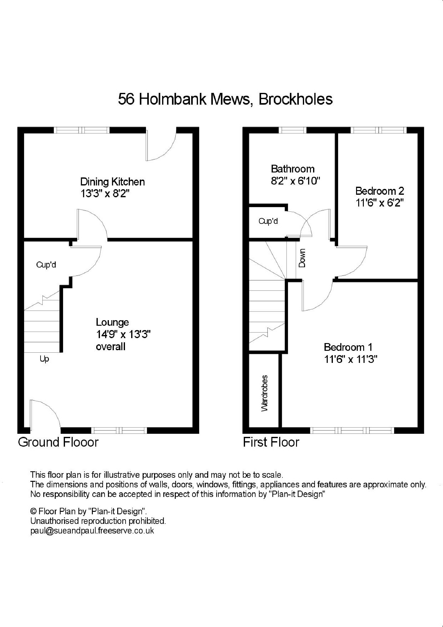 2 Bedrooms Terraced house to rent in Holmbank Mews, Brockholes, Holmfirth HD9