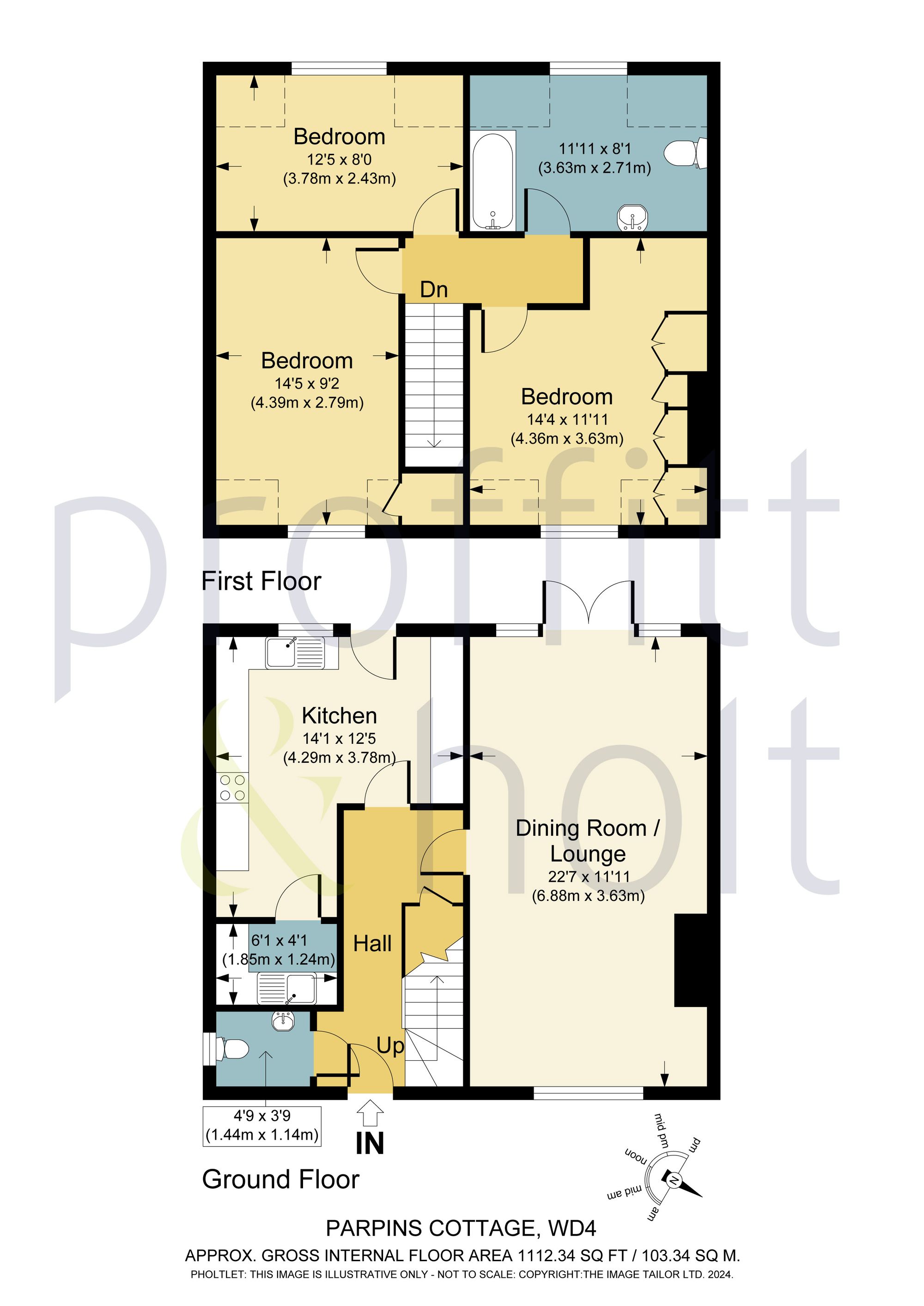 Parpins Cottage, Love Lane, Kings Langley floorplan