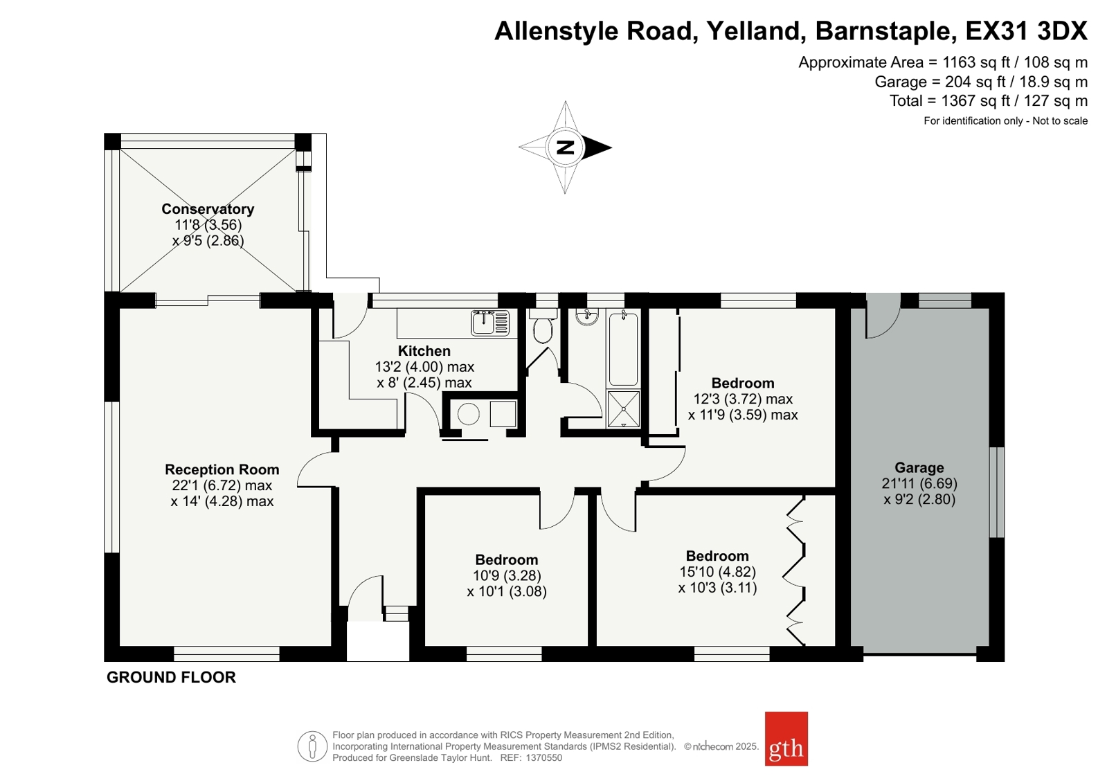 18, Allenstyle Road, Barnstaple floorplan
