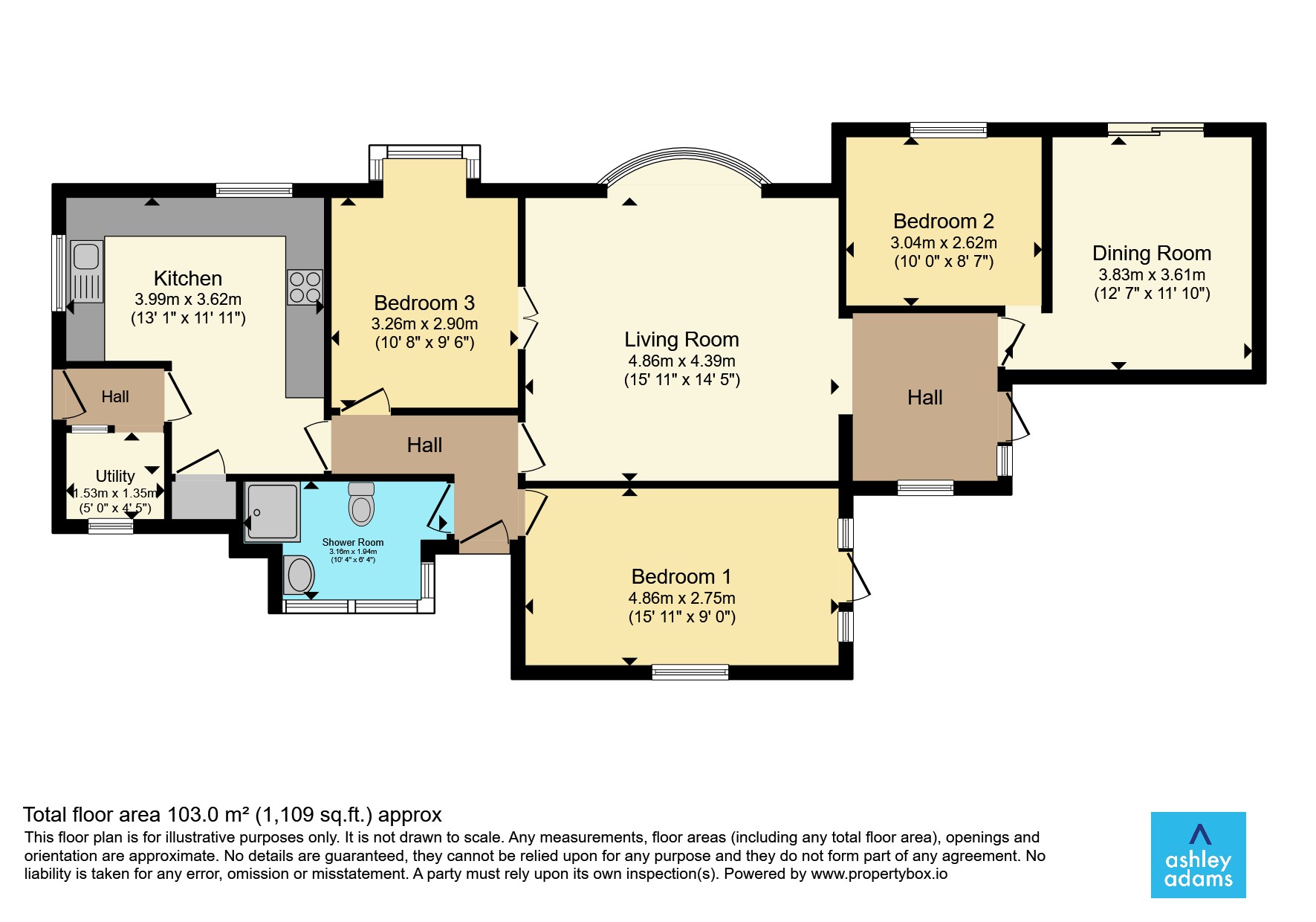 204, Francis Street, Derby floorplan