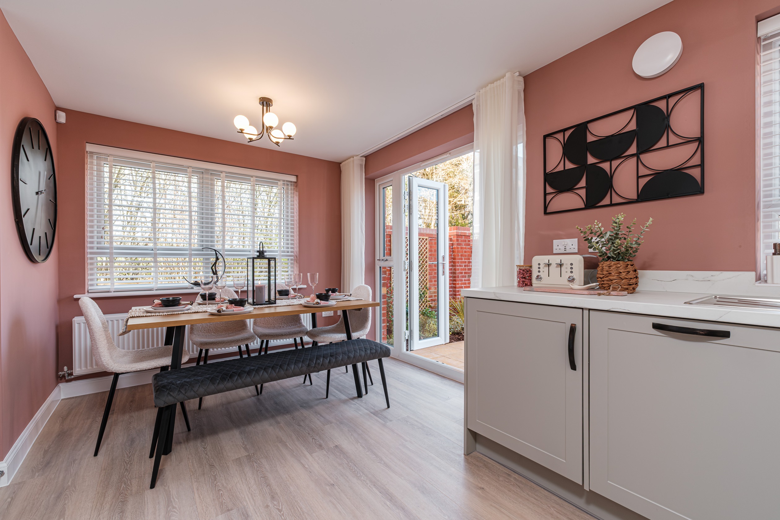 Interior View The Kitchen &amp; Dining In Our 3 Bed Ennerdale Home
