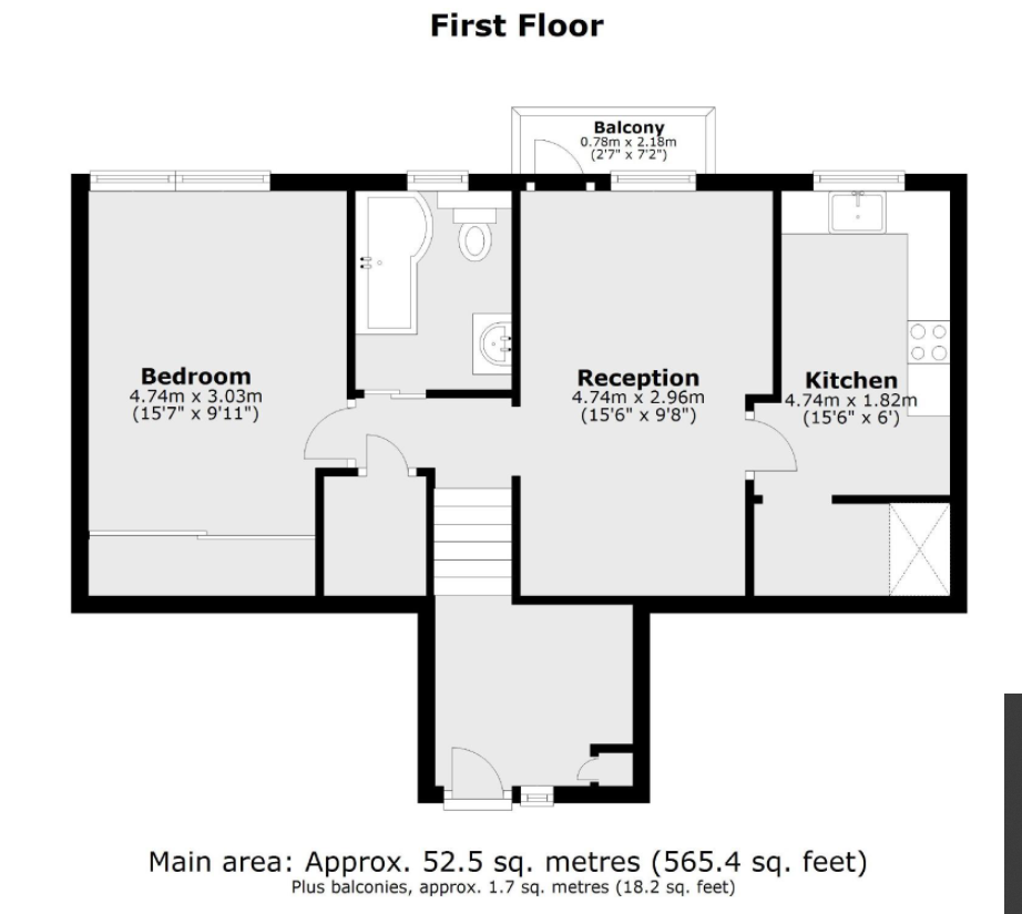 Flat 87 Wendling, Haverstock Road, Kentish Town floorplan