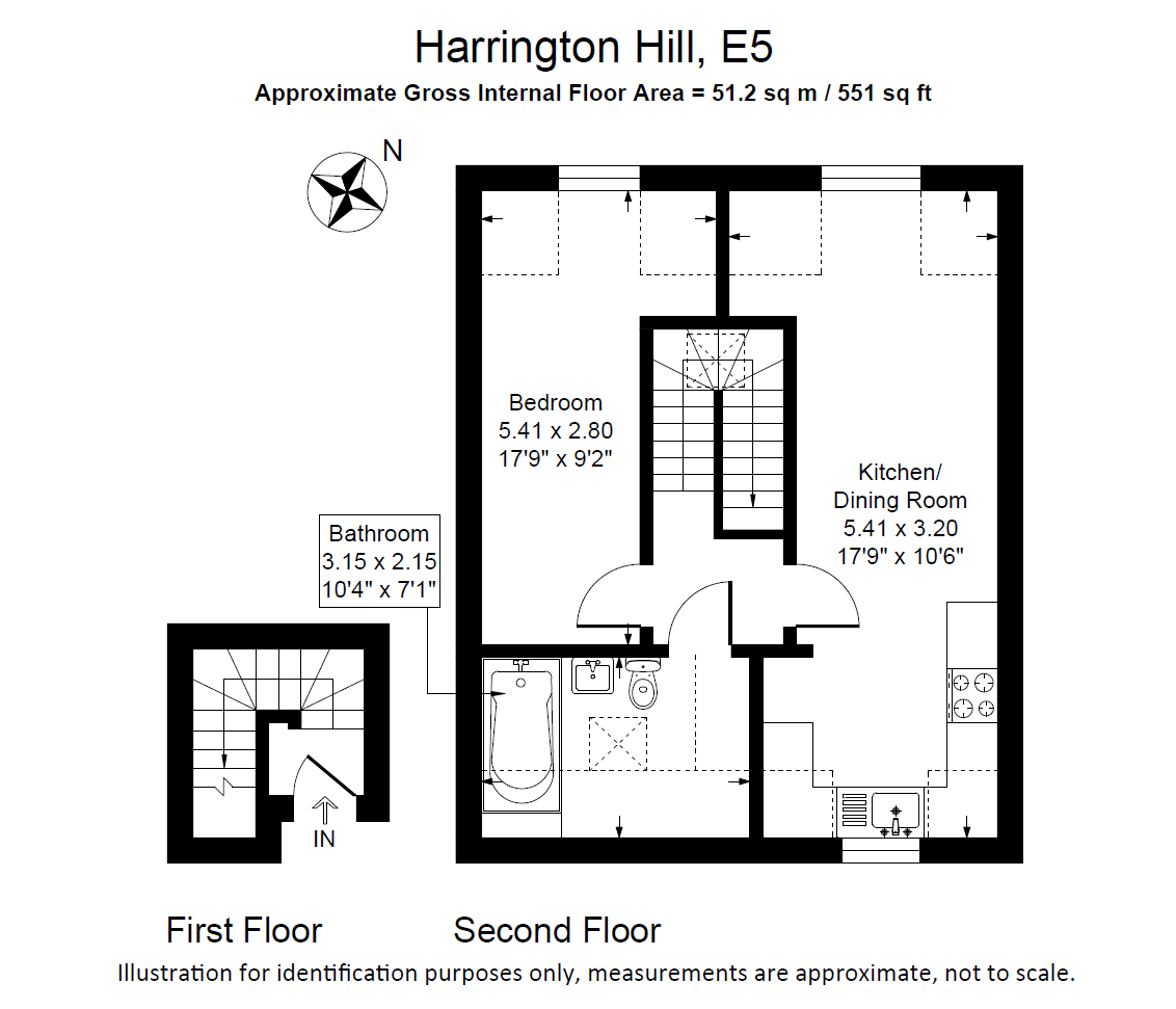 22, Harrington Hill, London floorplan