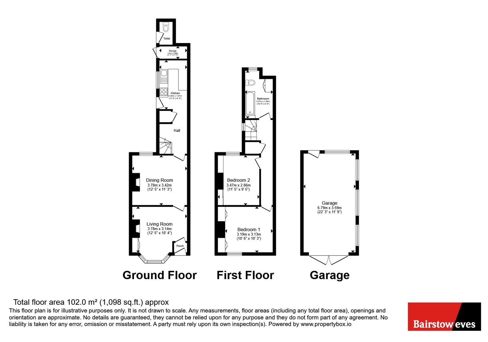 506, Bloxwich Road, West Midlands floorplan