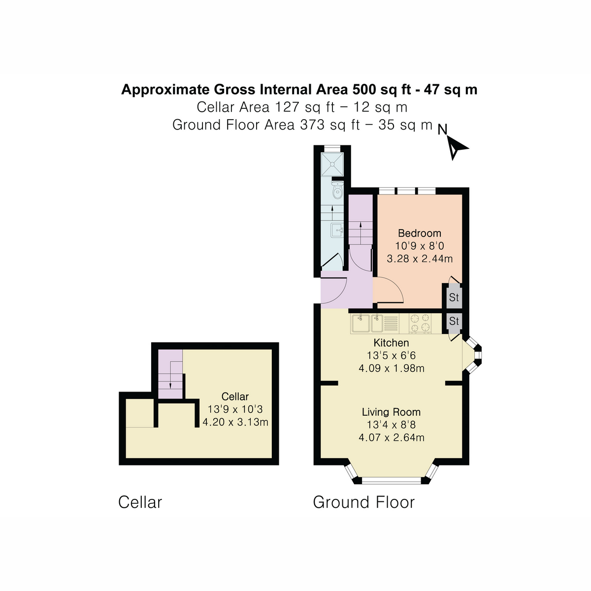 Flat Flat 2, Ranelly, Crowborough Hill, Crowborough floorplan